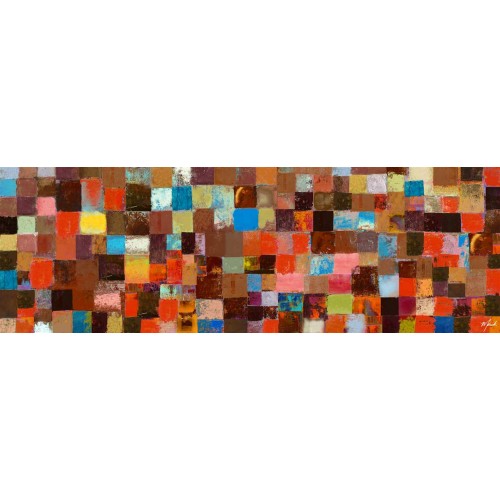 Multi Tiles Canvas 40x120cm